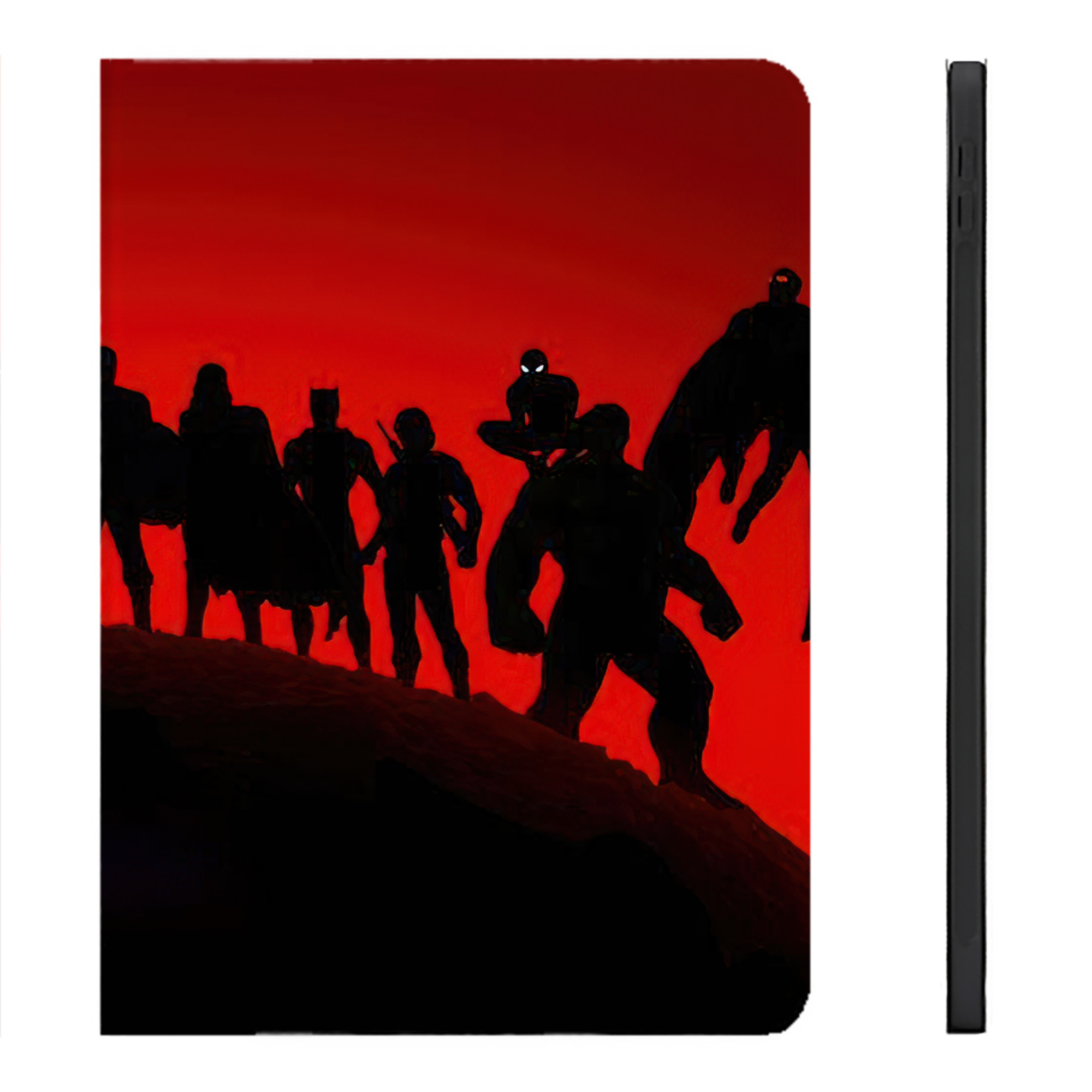 （画像用） アベンジャーズ The Avengers IPadケース ペンホルダー付き ブックスタイルデザイン